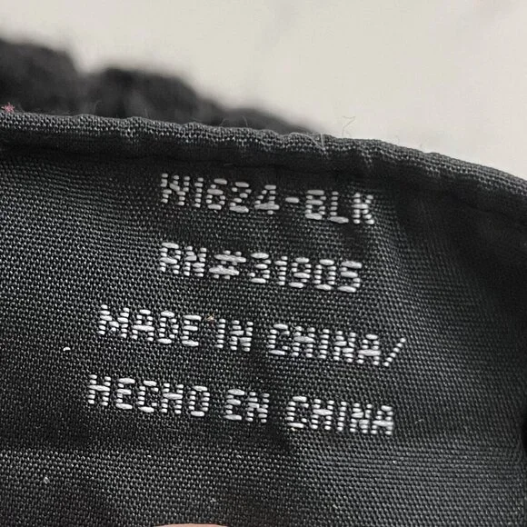 Woolrich The Original Outdoor Clothing Co Newsboy Honeycomb Knit Hat Black Sz M - Picture 7 of 8